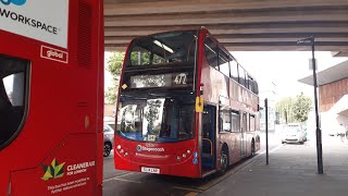 Shabby FRV  TFL Bus Route 472 North Greenwich  Abbey Wood  Enviro 400 Hybrid  Stagecoach [upl. by Blanc478]