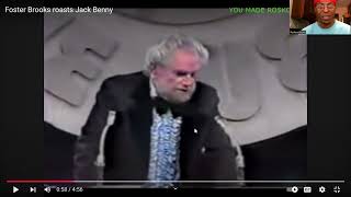 Foster Brooks Roasts Jack Benny  Reaction fosterbrooks comidian jokes roasts [upl. by Virgy]