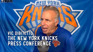 The New York Knicks Press Conference with Vic DiBitetto [upl. by Wolfson]