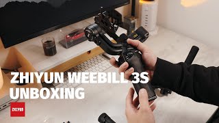 ZHIYUN WEEBILL 3S Unboxing amp Quick Setup [upl. by Sellig]