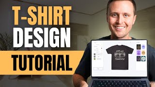 TShirt Design Tutorial For Beginners StepbyStep [upl. by Hueston111]