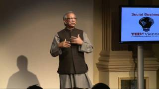 A history of microfinance  Muhammad Yunus  TEDxVienna [upl. by Atinaj]