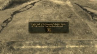 Fallout New Vegas  Merely Pretending to be Dead [upl. by Leahci]