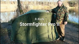 B Richi Stormfighter Pro II Brolly Der Tackle Tester [upl. by Ahsimet]