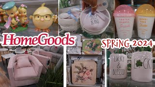 HOMEGOODS  SPRING 2024 DECOR  NEW FINDS [upl. by Cela]