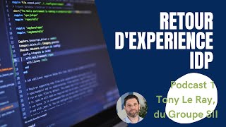 Podcast IDP  Retour dexpérience de Tony Le Ray du Groupe SII [upl. by Niltyak]