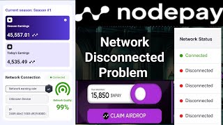 Nodepay Network Disconnected Problem  nodepay airdrop wallet connect Claim rewards [upl. by Sig]