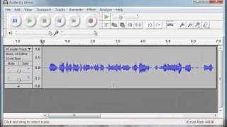 Record PowerPoint Slide Show Narrative with Audacity  ONLY VIDEOavi [upl. by Nyvek]