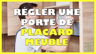 Comment régler une porte de placard meuble [upl. by Maudie886]