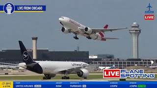 🔴LIVE Plane Spotting at Chicago OHare International Airport ORD [upl. by Rhonda]