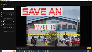 Save An Image In Movavi Photo Editor 2024 [upl. by Oniskey849]