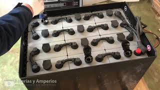 Reparación Batería Tracción Cambio de elementos 2V [upl. by Mercola]