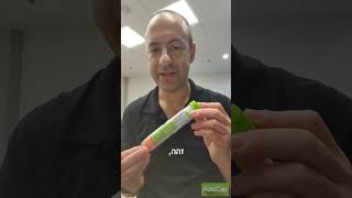 How to use an EpiPen injector on a child Hebrew [upl. by Ateuqram]