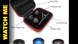 Selvim Phone Camera Lens Kits 3 in 1 Phone Lens Kit Review [upl. by Annaehs]