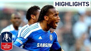 Tottenham 15 Chelsea  Drogba Mata Bale Ramires Lampard Malouda  Official FA Cup highlights [upl. by Hujsak201]