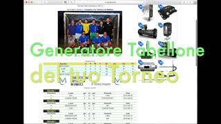 Generatore Tabellone Torneo Calcio [upl. by Eseerahs]