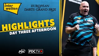 FLAWLESS FINISHING  Day Three Afternoon Highlights  2022 European Darts Grand Prix [upl. by Vinnie876]