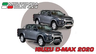 Misutonida 4x4 Isuzu DMax 2020 DC Stainless Steel accessories [upl. by Shumway]