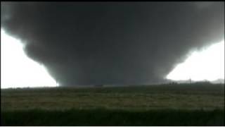 Extreme Manitoba tornado Violent wedge [upl. by Olsewski]