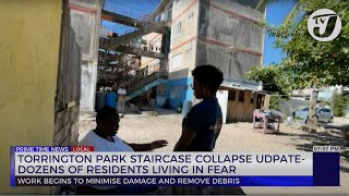 Torrington Park Staircase Collapse Update  Dozens of Residents Living in Fear  TVJ News [upl. by Christianson752]