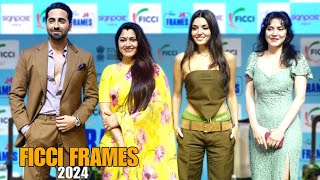 Turkish Actress Hande ErcelAyushmann Khurrana At FICCI Frames 2024 [upl. by Lavoie]