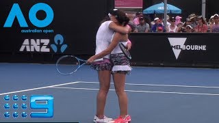 AO 2019 BaraNiculescu v ArruabarrenaParra Santonja Highlights 1R  Wide World Of Sports [upl. by Aneetak963]