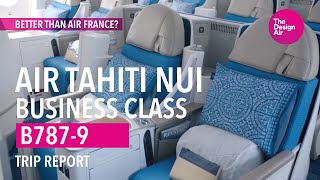 Air Tahiti Nui 787 Business Class Trip Report CDG  LAX [upl. by Eanyl]