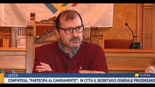 Il Segretario Generale di Confintesa Francesco Prudenzano  TeleRama del 15112024 [upl. by Mikeb]