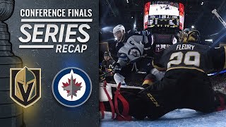 Expansion Golden Knights topple Jets to reach Stanley Cup Final [upl. by Eedebez]