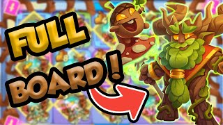 Max Level Treant Domination Full Board of Tier 4 Power in Rush Royale [upl. by Eornom]