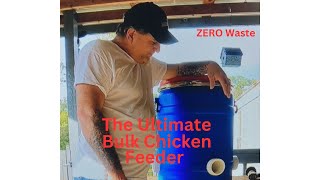 THE Ultimate Bulk Chicken Feeder Build [upl. by Ayhay]