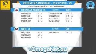 RockinghamMandurah  2s v Perth  2s [upl. by Otreblasiul]