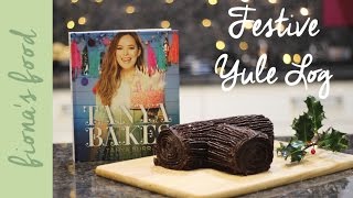 Tanya Burrs Christmas Yule Log  fionas food [upl. by Titus]