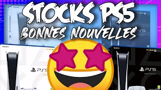 Nouveau stock PS5  bonnes nouvelles  🔥 [upl. by Nerua]