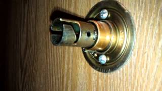 How to tighten a door knob [upl. by Soneson]