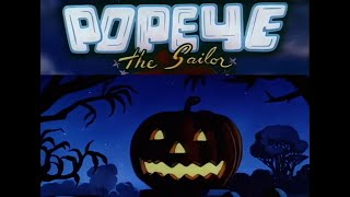 Popeye Halloween Special  Spooky Cartoon Classics [upl. by Rouvin]