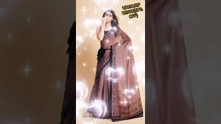 Sangria Coffee Brown amp Black Saree [upl. by Serles]