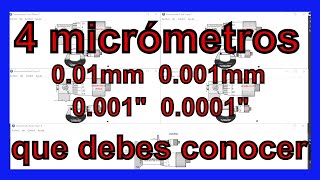 MICROMETROS EN MILIMETROS Y EN PULGADAS [upl. by Casilda]