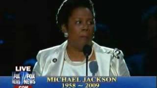 Michael Jackson Memorial Service  Rep Sheila JacksonLee [upl. by Mchail896]