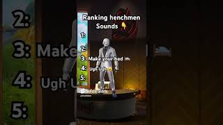 Ranking Fortnite Henchmen Noises 🔊 shorts fortnite [upl. by Arther]