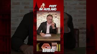 Post im Ausland 📬👀🤣 shortsfeed deutschland satire comedy lustig medienfuzzi funny [upl. by Ecertak]