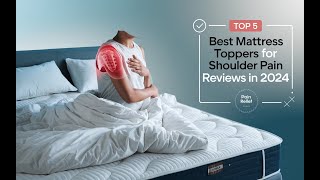 Top 5 Best Mattress Topper For Shoulder Pain Reviews in 2024 [upl. by Ecirted718]