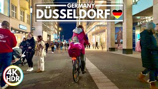 🇩🇪 Düsseldorf is a Nice City in Germany February 2024 Walk in 4K HDR 60fps [upl. by Jehial76]