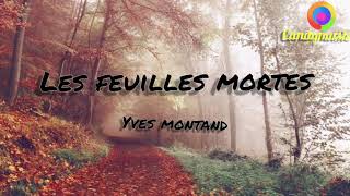 Yves montand les feuilles mortes paroleslyrics [upl. by Ursulina]