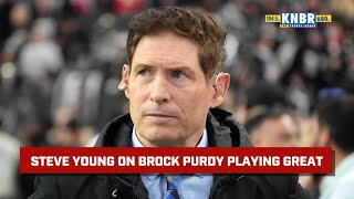 Steve Young on How Brock Purdy is Giving 49ers Great Quarterbacking [upl. by Inah]