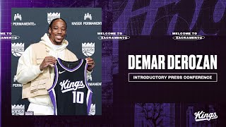 DeMar DeRozan  Introductory Press Conference 7924 [upl. by Ennaeiluj742]