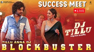 DJ Tillu Success Meet LIVE  BlockbusterDJTillu  Siddhu Neha Shetty  Vimal Krishna  Naga Vamsi [upl. by Hayimas]