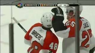 Blackhawks vs Flyers 2010 Stanley Cup Finals Game 2 Intro [upl. by Ellienad]