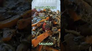 Calallo Rice n Peas and Yams  Whatcha know bout Dat lyonsviewlifestyle callaloo riceandpeas [upl. by Recnal168]