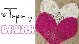 ☀️TOPS BRUNA 😎  PASO A PASO  CROCHET TUTORIAL  SOLANITA TEJIDO ARTESANAL 🧶 [upl. by Mario621]